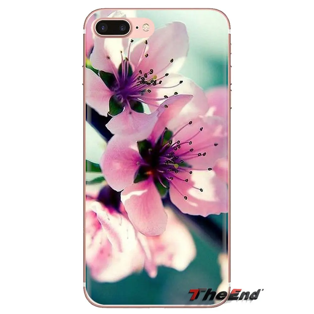 Розовая Сакура цветок вишни для Xiaomi Mi3 samsung A10 A30 A40 A50 A60 A70 Galaxy S2 Note 2 большое ядро Prime