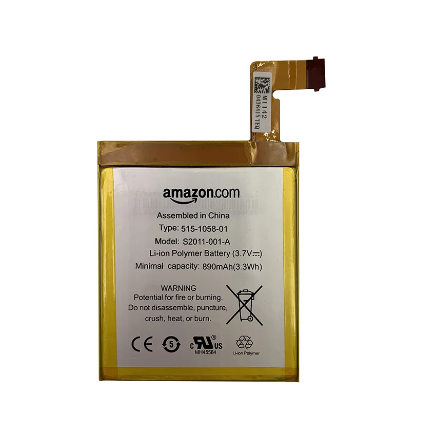 100 original 890mah battery for amazon kindle 4 5 6 d01100 515 1058 01 mc 265360 s2011 001 s dr a015 replacement phone bateria free global shipping