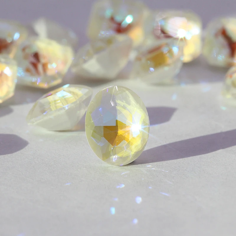 Квадратный восьмиугольный цветок Стразы Кристалл K9 стекло для изготовления