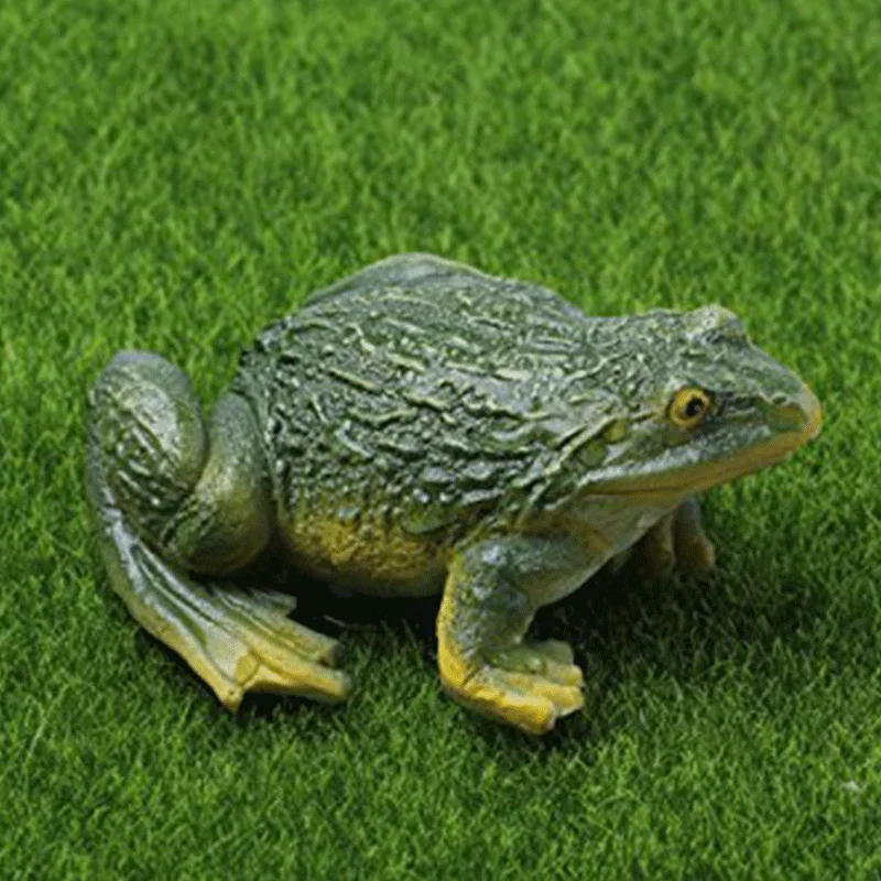 Милый открытый лягушка сказочные миниатюры украшения для сада смолы фигурка