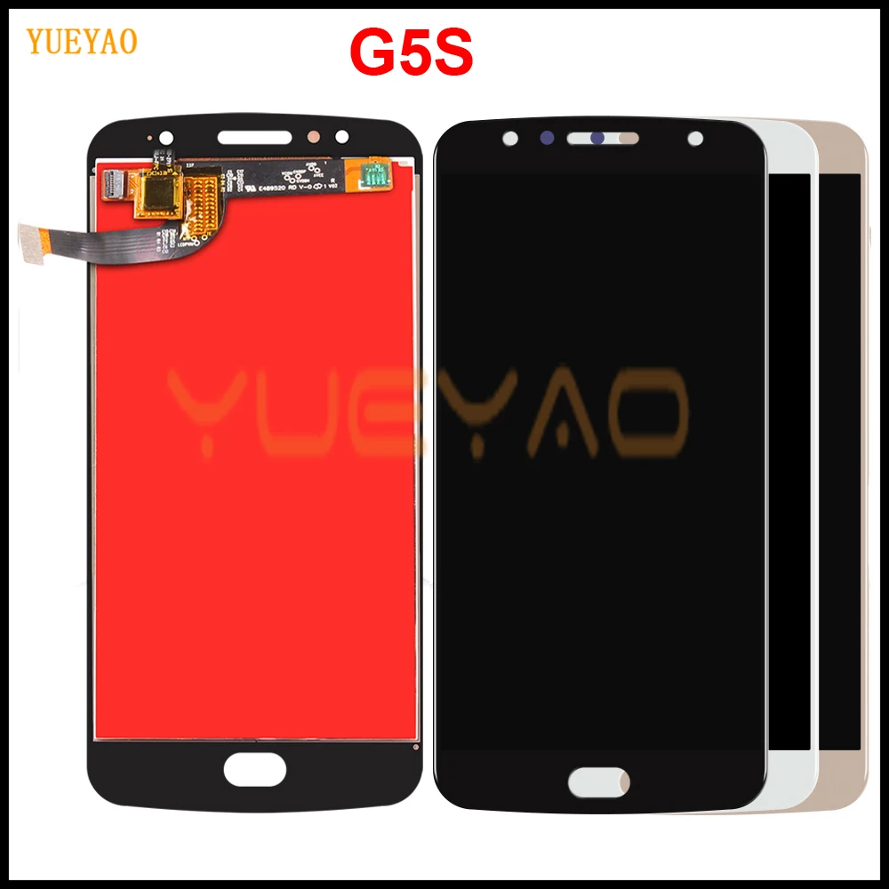 ЖК дисплей с сенсорным экраном и дигитайзером для Motorola Moto G5S XT1793 XT1794 XT1792 Plus XT1802 XT1803