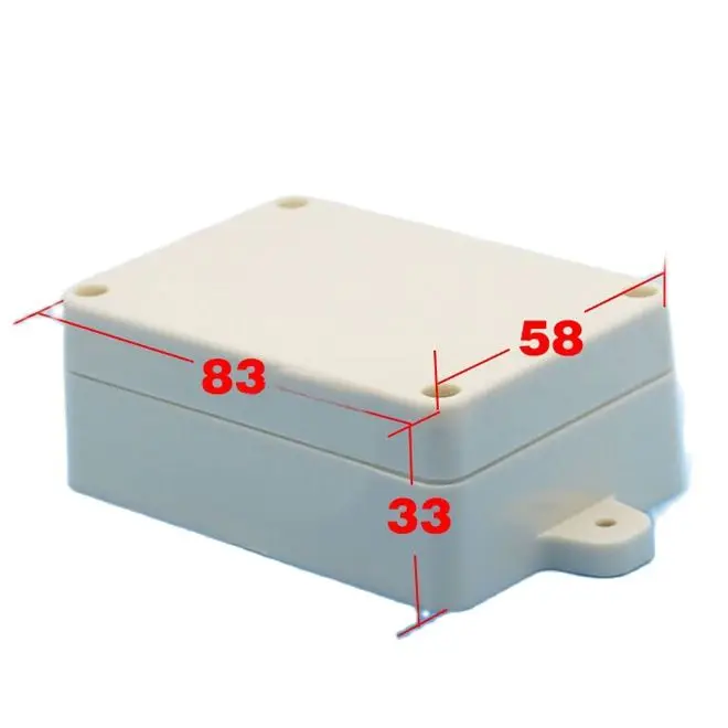 5pcs Waterproof Plastic Project Box Instrument Enclosure DIY - 83x58x33mm(L*W*H) NEW