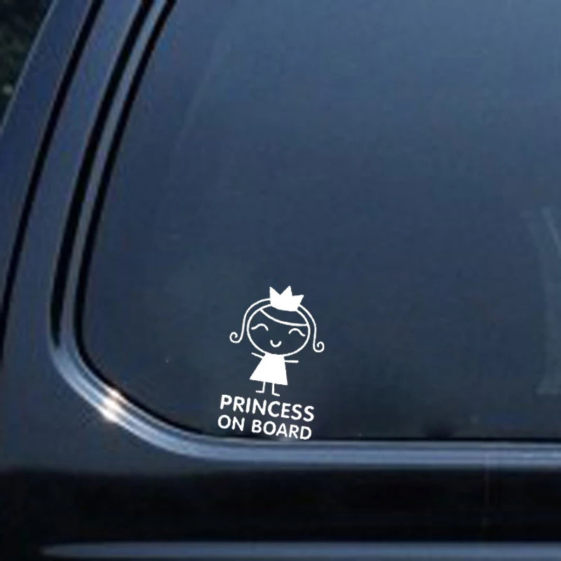 

Car Sticker Lovely Pretty Princess Car PVC Sticker 12.7cm * 8.1cm