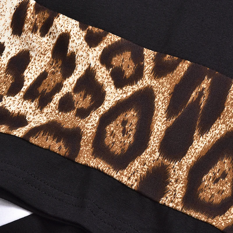 2 предмета детские толстовки с капюшоном и леопардовым принтом для девочек