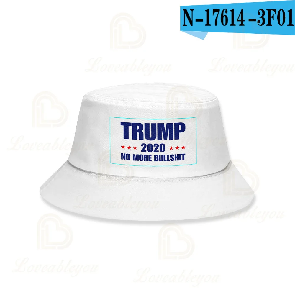 

2020 US Presidential Campaign Summer Sunscreen Hat Outdoor Casual Bucket Hat Wild Men Women Children Travel Anti-UV Cap