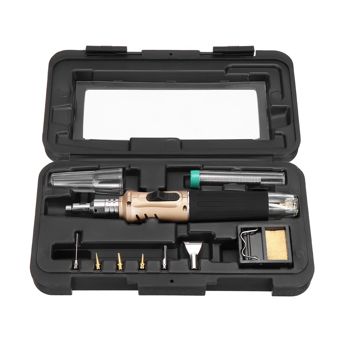 

Профессиональный электрический бутановый Газовый паяльник, беспроводной сварочный паяльник, фонарь, комплект, HS-1115k, портативный паяльник, ...