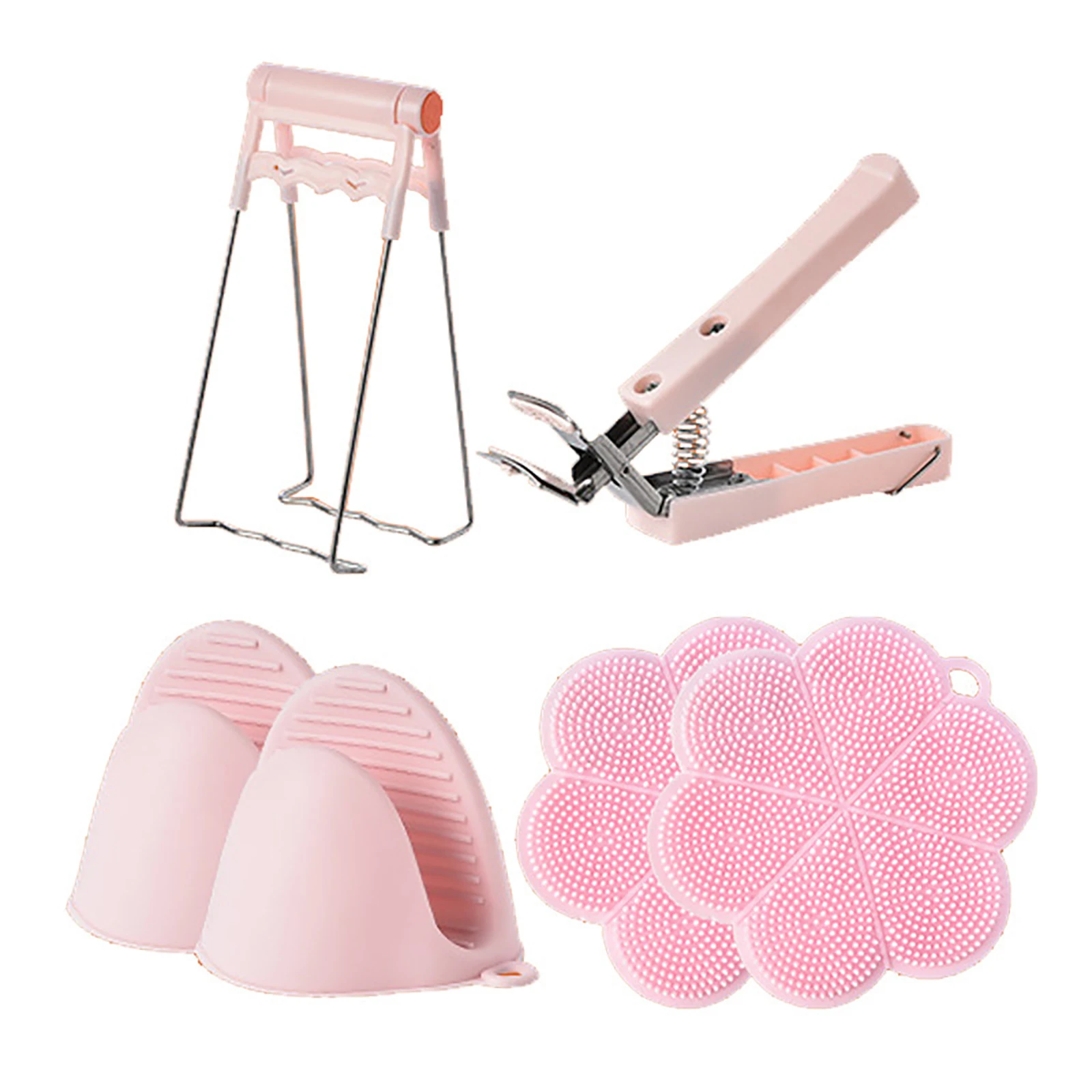 

Plate Holder Set Dish Bowl Plate Holder Clamp Silicone Pinch Mitts For Moving Plates Bowls Dishes