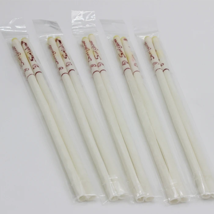 50 пар = 100 шт./лот прямые эфирные масла бежевого цвета удаляют ушные свечи пчелиный