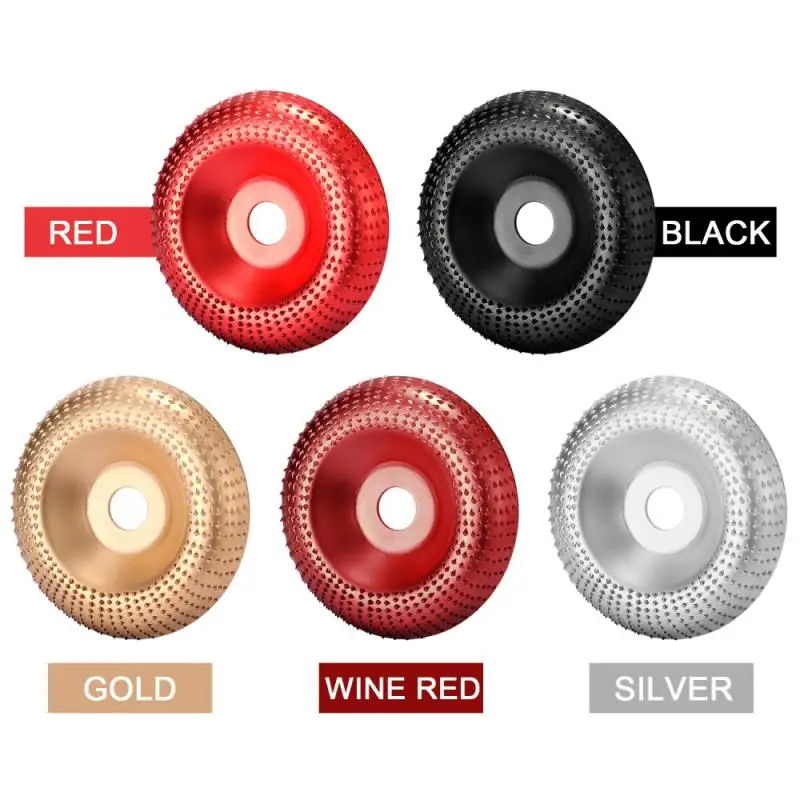 

100mm Grinding Wheel Abrasive Tools Wood Angle Grinding Wheel Carbide Wood Sanding Carving Shaping Disc For Angle Grinder