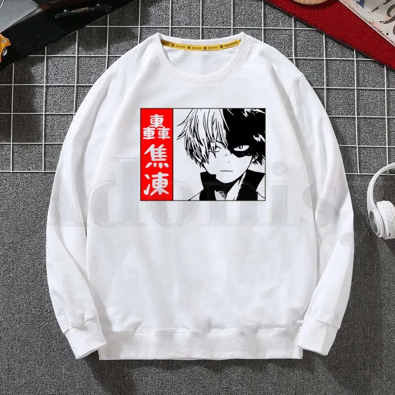 

Мужские толстовки с капюшоном My Hero академия, японское аниме, весна-осень, мужские толстовки, свитшоты, мужские толстовки, Свитшот