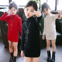 childrens turtleneck for girls 2020 winter toddler tiny cottons sweater high neck kids knitted pullover sweaters dress clothes