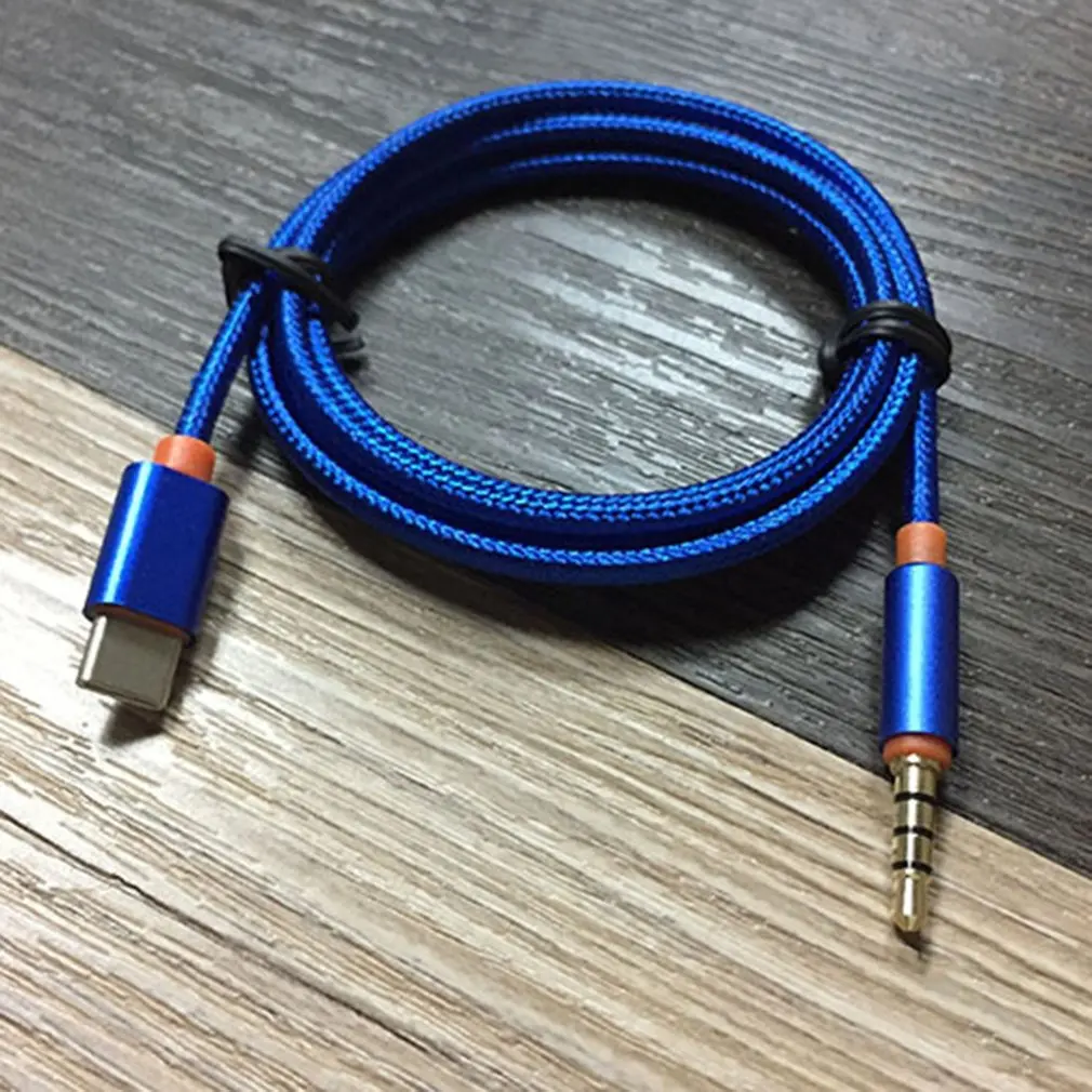 Переходник с USB Type C на 3 5 мм аудиоразъем Aux штекер удлинитель для наушников стерео