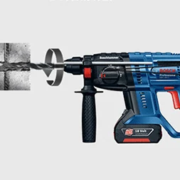 Bosch GBH180-LI Ударная дрель четыре ямы литиевая аккумуляторная электрическая многофункциональная Бытовая 18 в эллектрическая молотковая дрель
