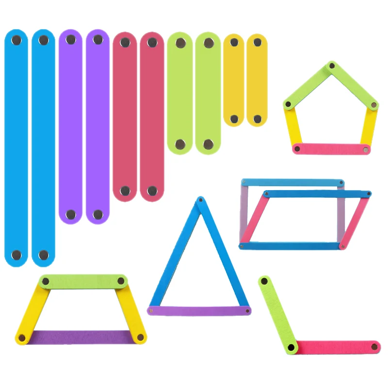 Детский Магнитный блок математические игрушки учебные пособия геометрическая