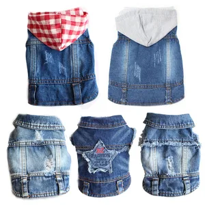 Новая клетчатая толстовка с капюшоном, одежда для собак для Pomeranians, модные джинсы для хот-догов, куртка для чихуахуа, йоркширского терьера, шиха, Tzu, одежда для детей и девочек