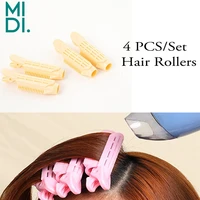 4pcsset naturally fluffy curly hair curler clip hair styling plastic hair root bangs hair styling hairpins hair accessories
