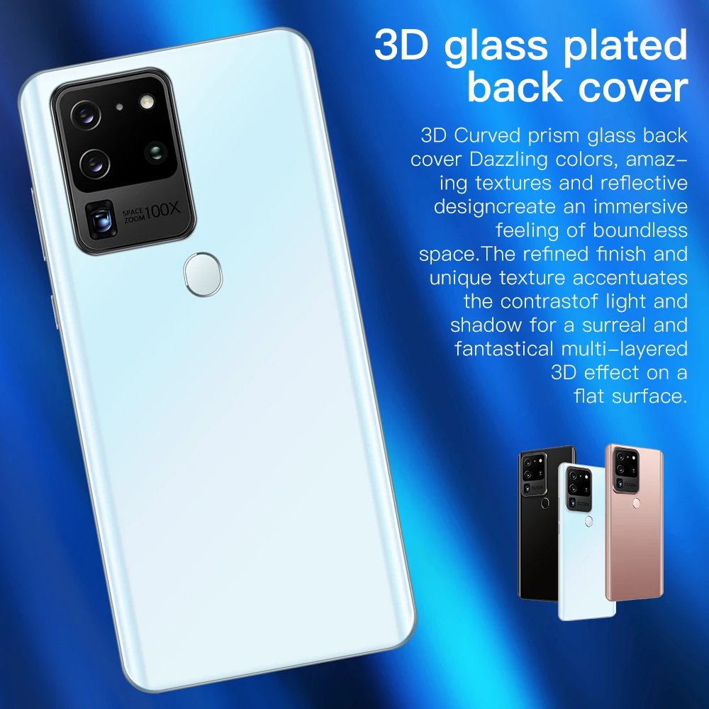 

Cellphone Smartphone 7.2 "12GBRAM + 512GBROM Mobile Phone Telefon 5800mAh 10.0 Dual Sim Card 32MP Global Version celular