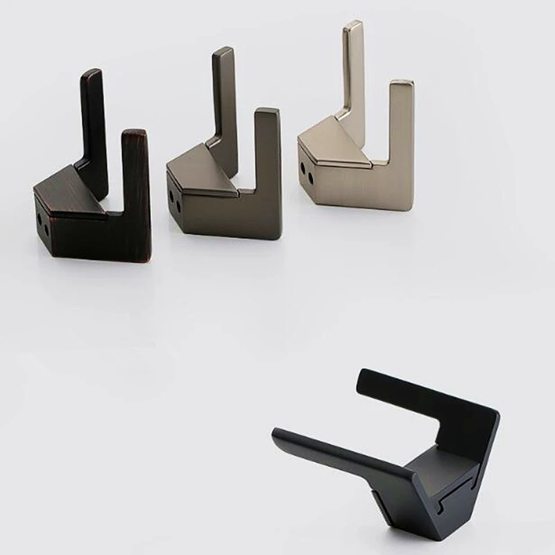 

1Pc Creative Zinc Alloy Wall-mounted Bathroom Coat Hook Home Living Room Door Back Key Towel Hanging Storage Holder