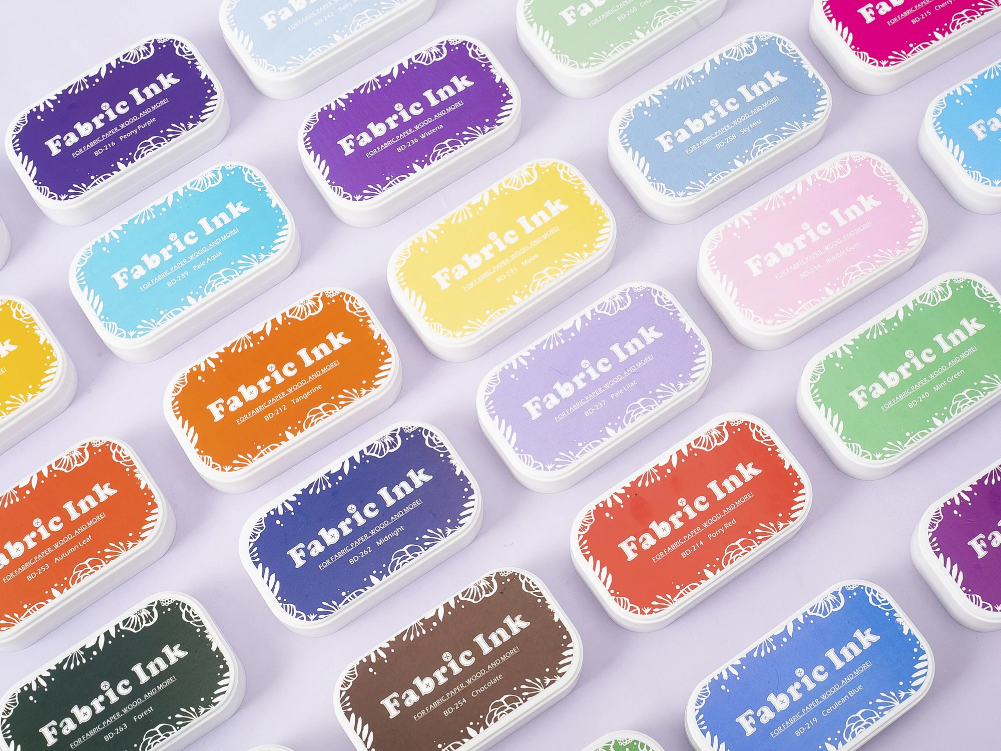 Tinta de tela lavable de gran tama&ntilde;o para estampado de bolsas de lona, 35 Uds., venta al por mayor-0