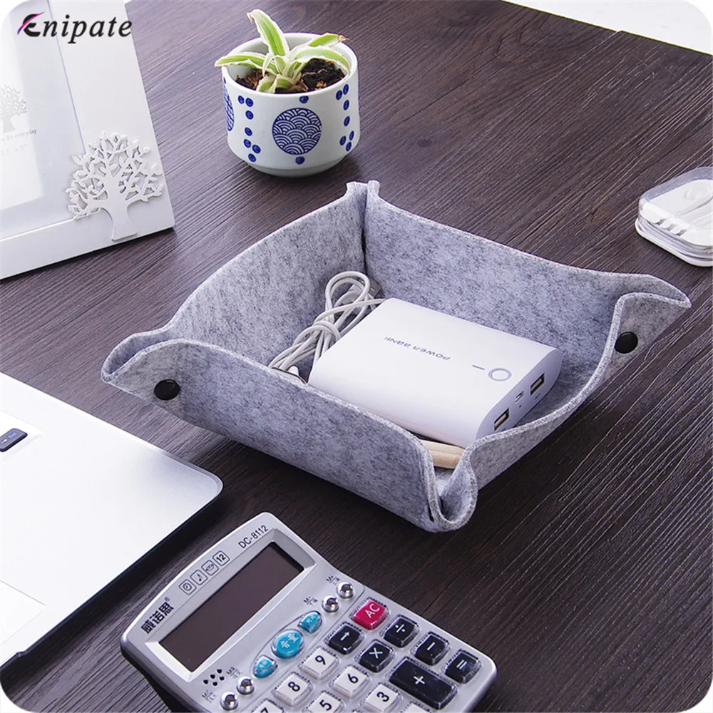 Enipate войлочные складные подносы для хранения кубиков настольных игр ключей