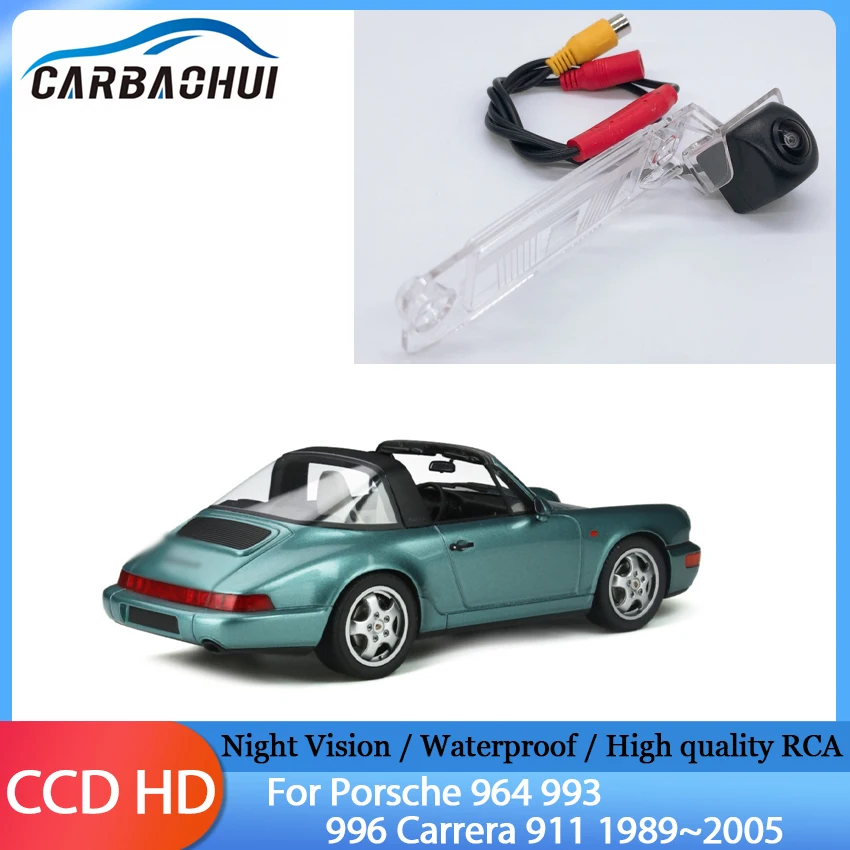 

HD CCD Rearview Backup Car Parking Reverse Rear View Camera Night Vision For Porsche 964 993 996 Carrera 911 1989~2005