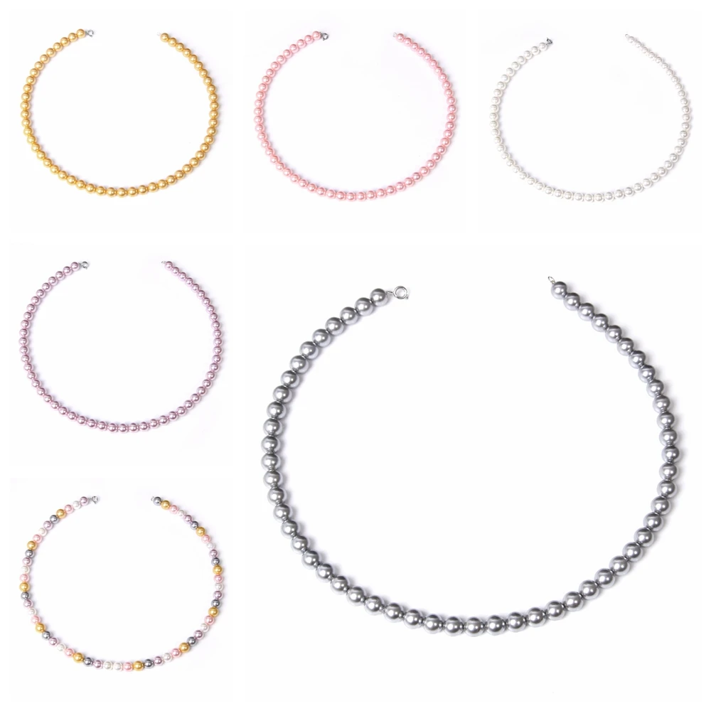 Многоцветный натуральный жемчуг ожерелье пресноводный морской ракушки