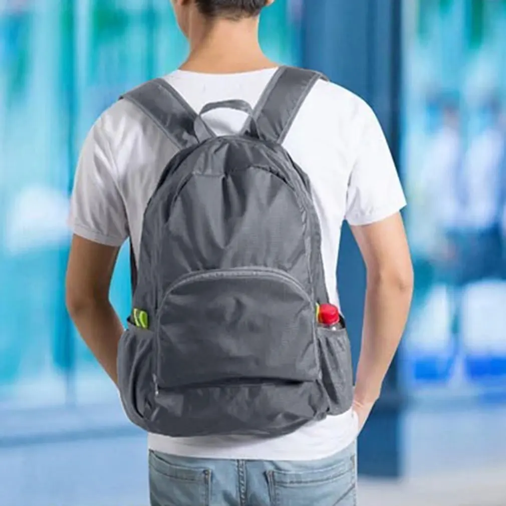 Походная сумка легкий складной водонепроницаемый нейлоновый рюкзак для мужчин и