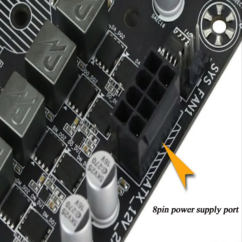 Блок питания ATX 4 Pin типа папа к 8 женский EPS/ПСВ (Мощность адаптер для кабельного