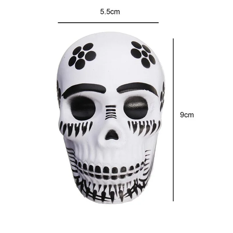 Мини меняющий цвет мягкий мультфильм Хэллоуин Антистресс мяч сжать Моти рост