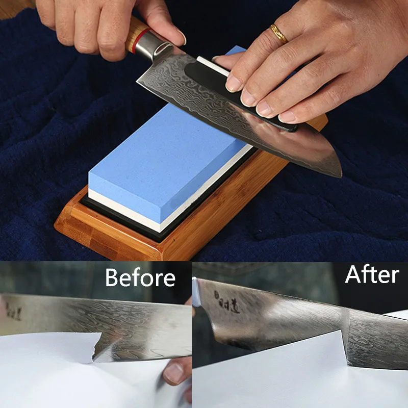 

Whetstone Kitchen Knife Sharpener Grindstone Professional Japanese Sharpening Stone For All Knives White Corundum Waterstones