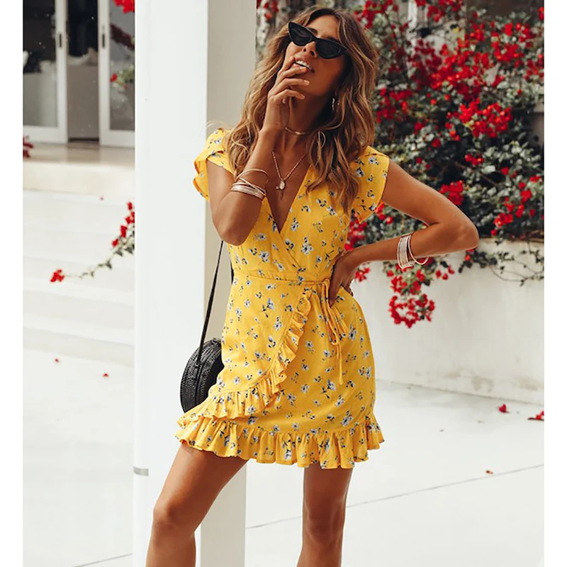 Женское летнее платье 2019 модное ретро женское хлопковое сексуальное облегающие