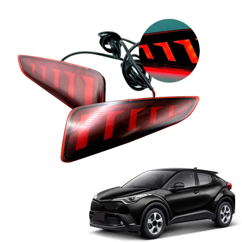 Автомобильный задний бампер противотуманный светодиодный фонарь для Toyota CH-R 2017 |