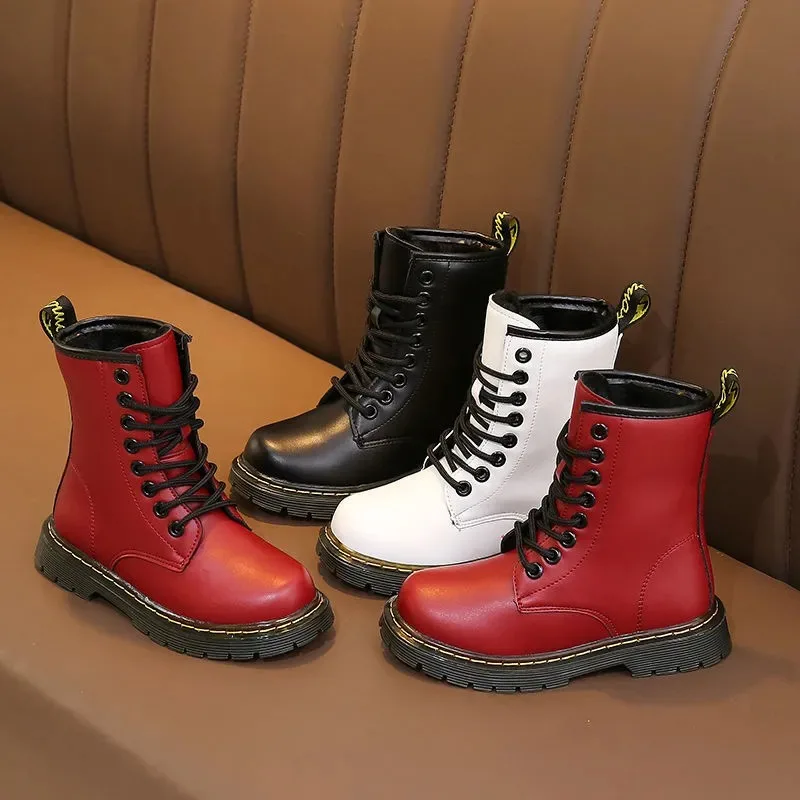 Детские Ботинки Martin для мам и девочек зимние осенние детские ботинки принцессы