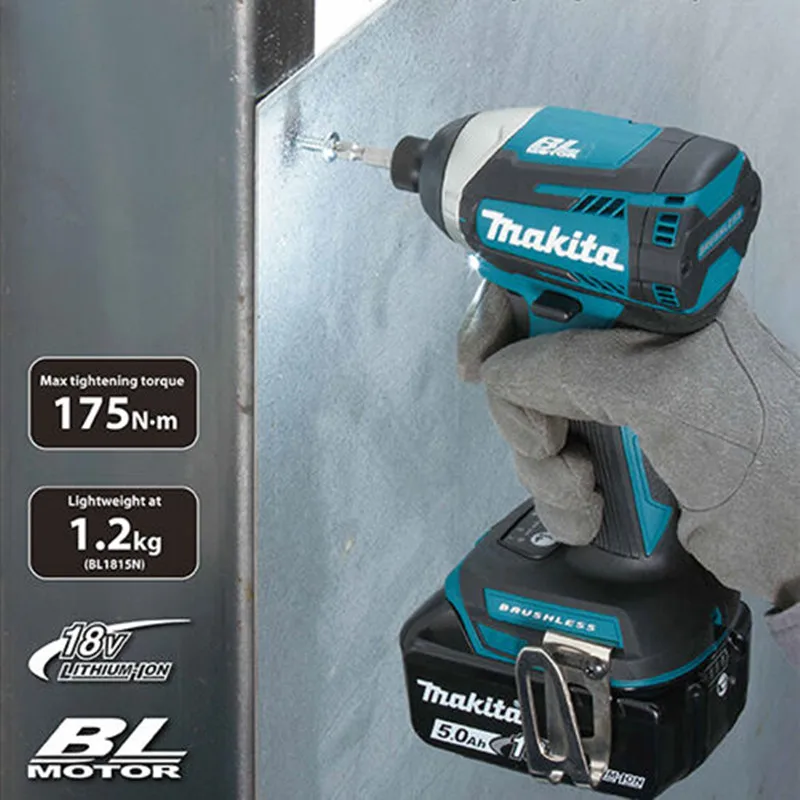 Makita DTD154Z DTD154RTE DTDRFE 18 LXT литий бесщеточная аккумуляторная с 3-я ступенями ударная отвёртка T-MODE