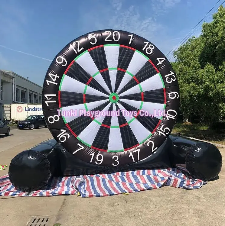 Новый дизайн надувная футбольная Дротика Двухсторонняя доска для игры в