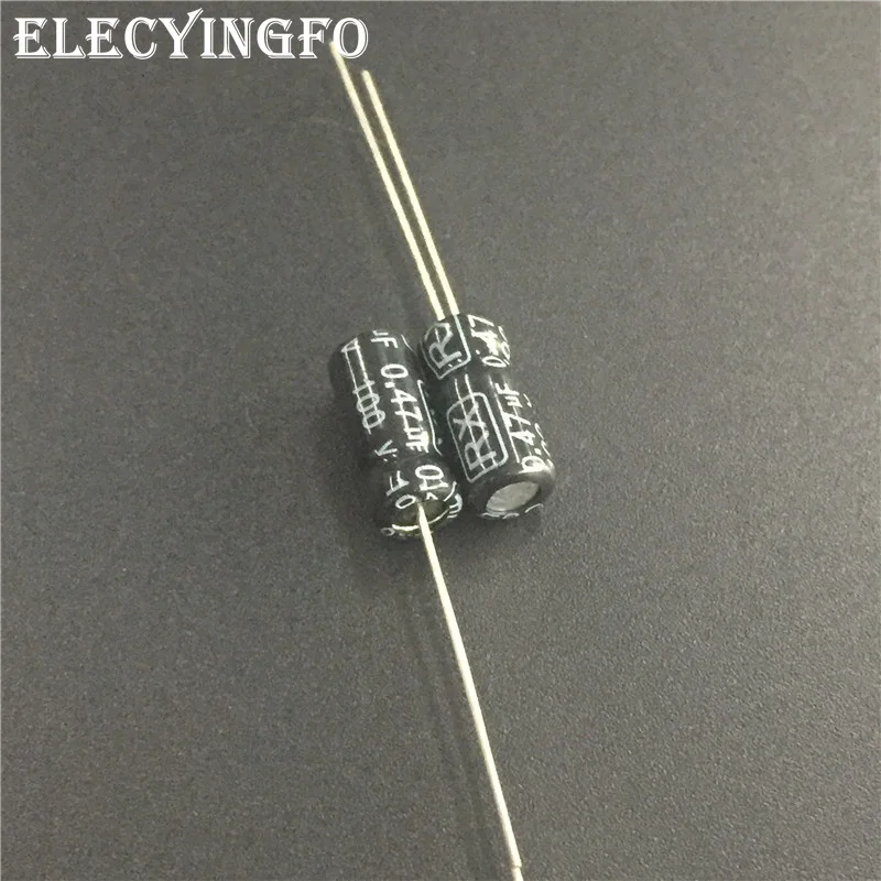 

100 шт. 0,47 мкФ 100V0.47uf G-LUXON RX серии 5x11mm высокое качество 100V0.47uF Алюминий электролитический конденсатор с алюминиевой крышкой