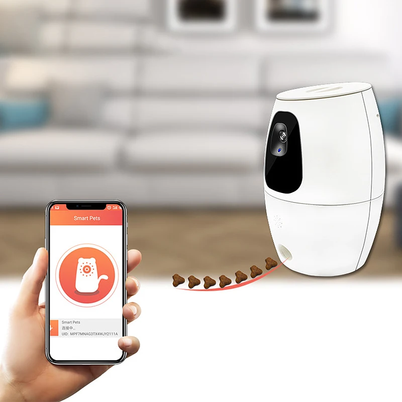 Умный автоматический питатель для домашних животных Wi Fi пульт дистанционного