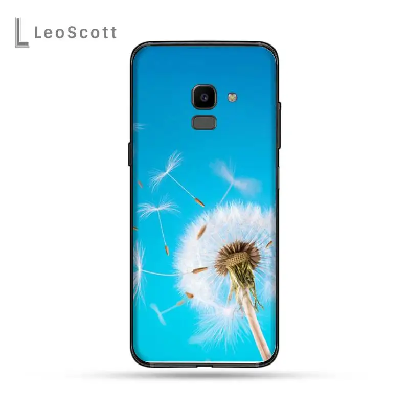

Dandelion flying flower Phone Case For Samsung Galaxy J2 J4 J5 J6 J7 J8 2016 2017 2018 Prime Pro plus Neo duo
