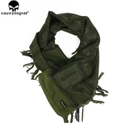 emerson arab kerchief skeleton outdoor hiking scarves military tactical desert scarf army desert shemagh with tassel
