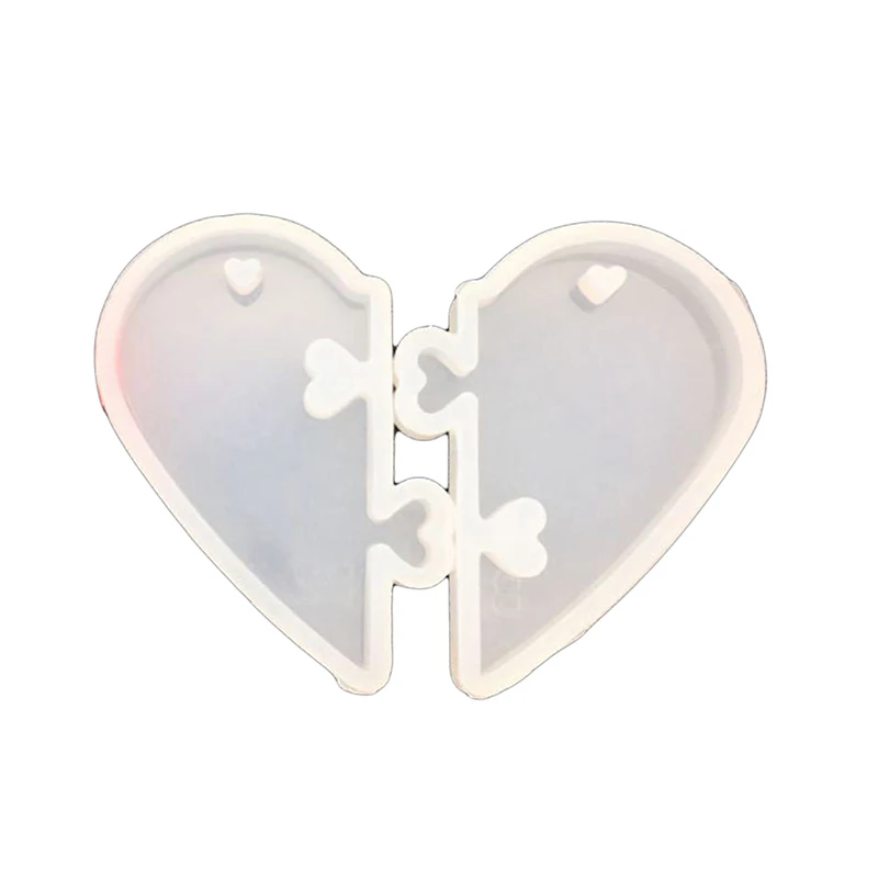 

1pcs UV Resin beautiful Jewelry Liquid Silicone Mold Love heart Resin Charms Pendant Molds For DIY Decorate Making Jewelry