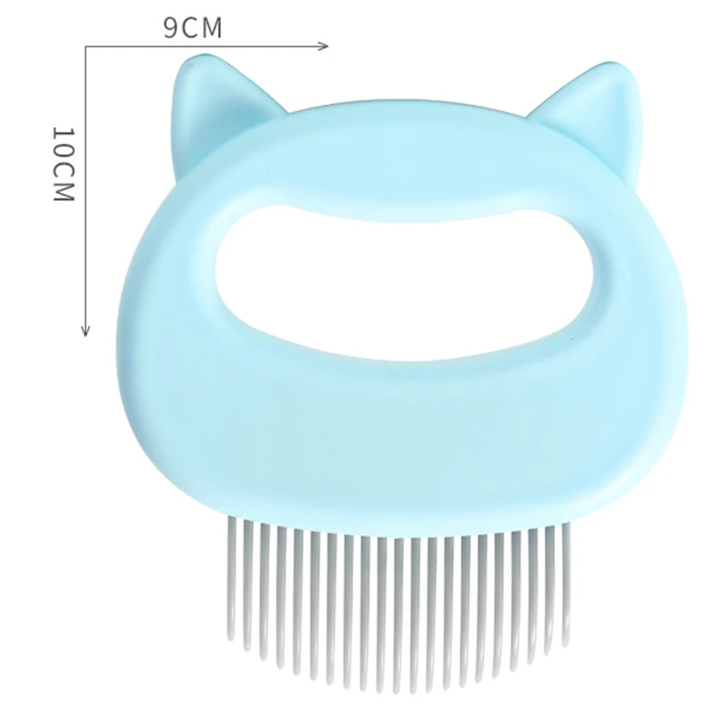 Elastic Soft Needle Comb Pet Hair Removal Massaging Shell Cat Massage Brush Kitten Grooming Shedding Tools Bathing Supplies | Дом и сад
