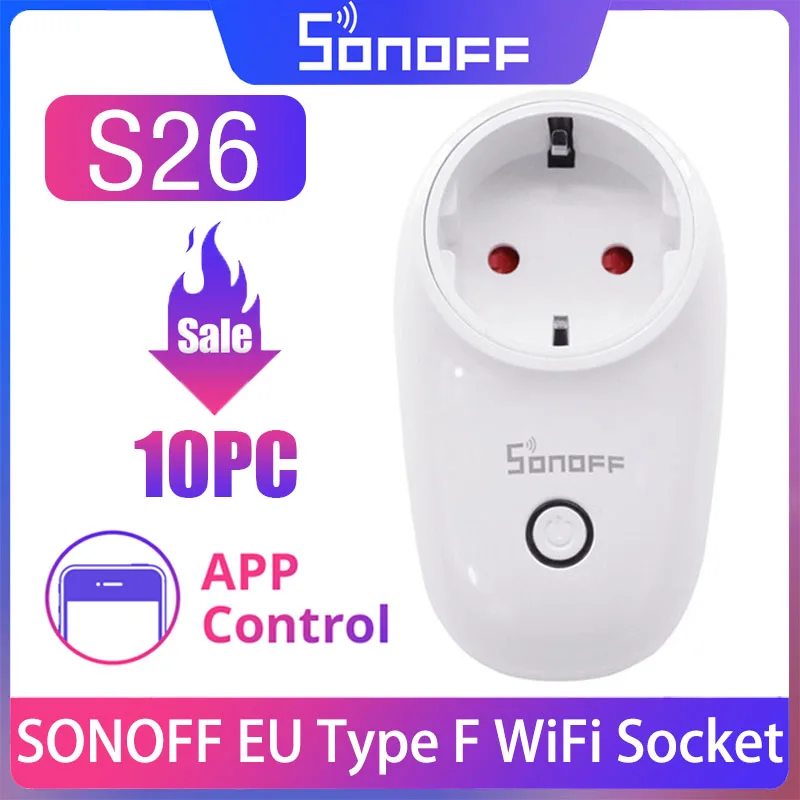 

Смарт-розетка Sonoff S26 с поддержкой Wi-Fi и голосовым управлением