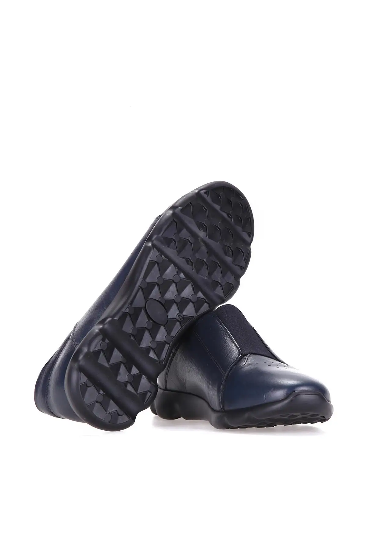 Мужские темно-синие кроссовки Derimod из натуральной кожи | Обувь