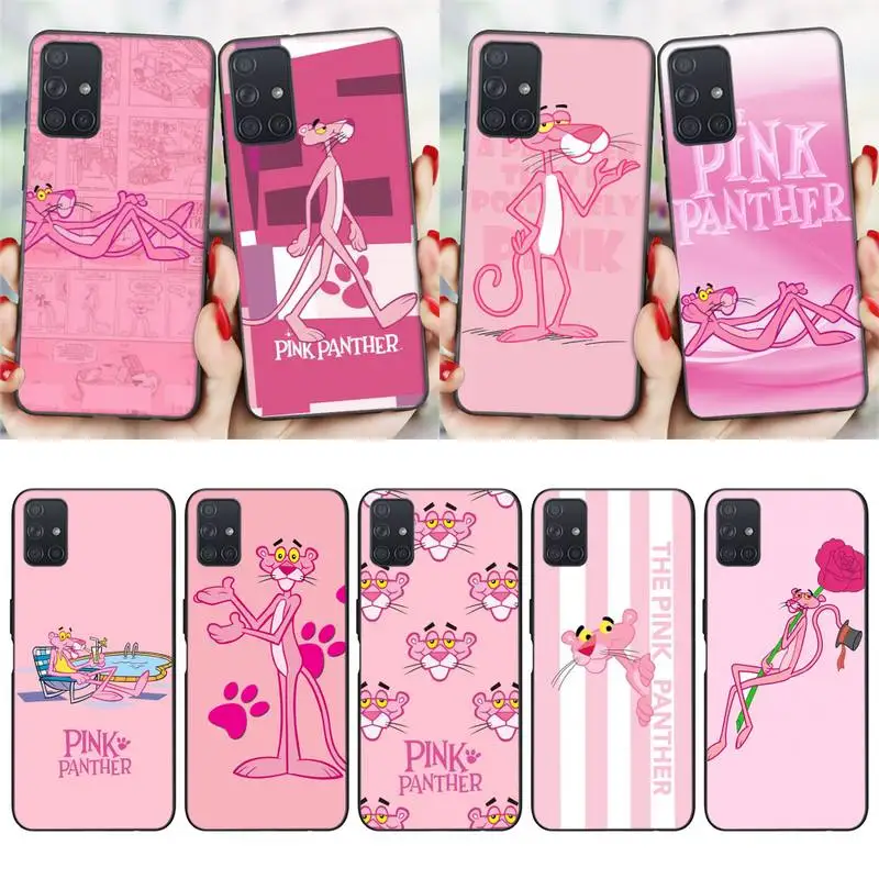 

Pink Panther Phone Case For Samsung Galaxy S20 21 Note10 20 A30 50 70 71 Plus Ultra