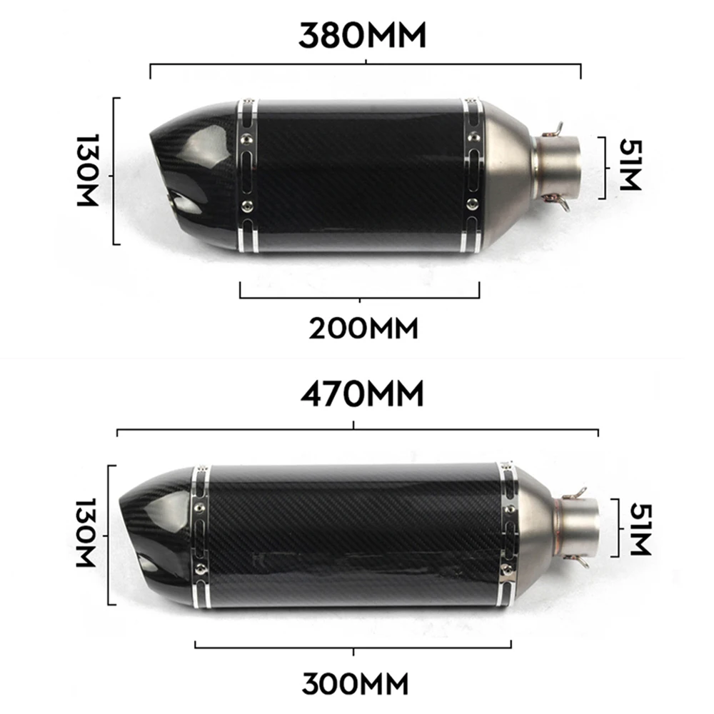 Универсальный мотоцикл Akrapovic выхлопной модифицированный глушитель для KAWASAKI Z900 Ninja 400 CB650F NC750 GSR750 Tmax 530 R1 R6