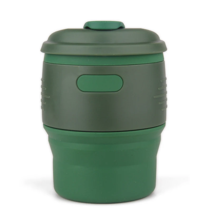 Портативная Складная Силиконовая кофейная чашка для путешествий офиса кемпинга