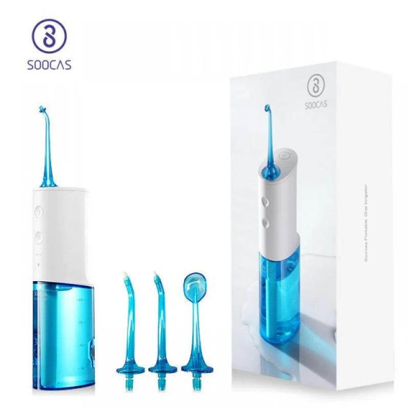 Ирригатор Xiaomi Soocas W3 (EU) портативный переносной ирригатор 4 насадки в комплекте usb