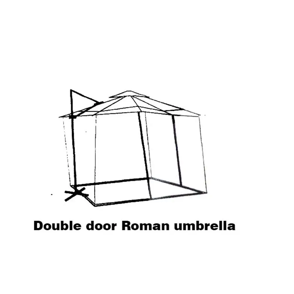 Зонт москитная сетка с регулировкой по высоте легкий Портативный Экран