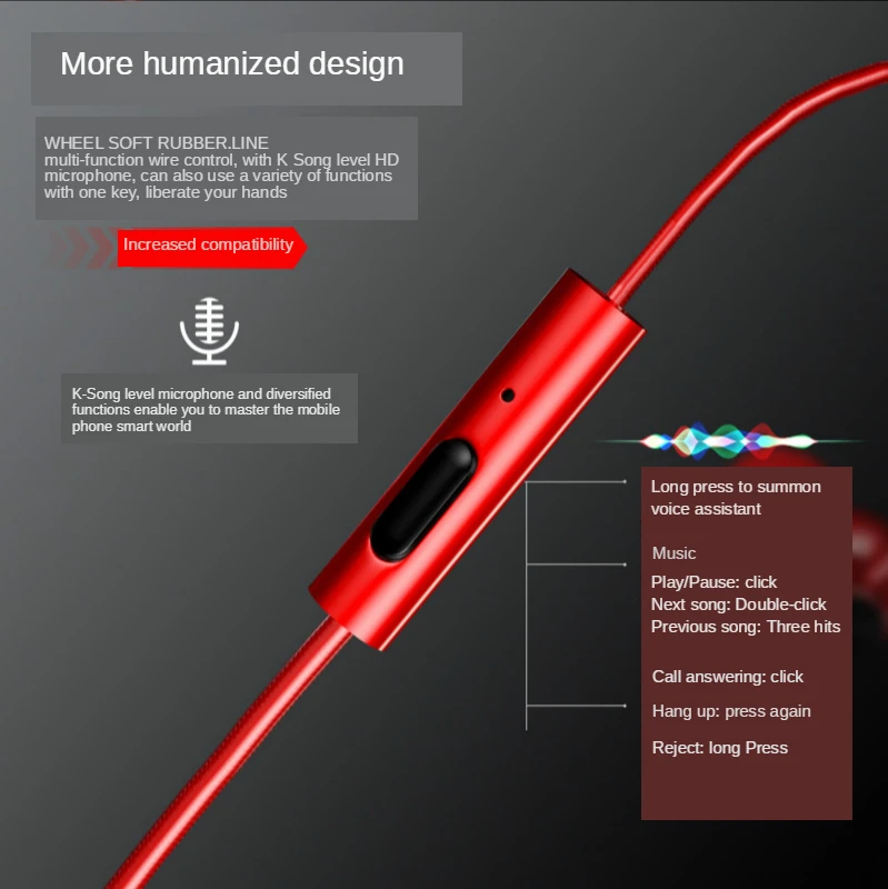 

Metal HIFI Monitor Headphones In-ear Heavy Bass Flat Mouth Earplugs Sports Noise Reduction High-quality Headphones