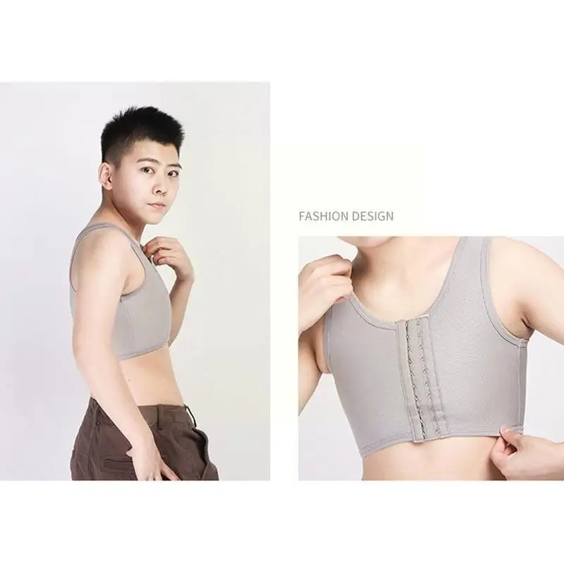Женский бюстгальтер для груди транссексуальный жилет Tomboy лесбиянок Удобный